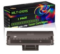 MLT-D101S Compatible for Samsung Toner Cartridges with Chip SF-760P ML-2165W SCX-3400W ML-2168 Printers (1 Pack Black)