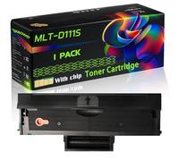 MLT-D111S Compatible for Samsung Toner Cartridge with Chip Xpress M2070 M2078F M2078FW M2078W SL-M2020 Printers (1 Pack Black)