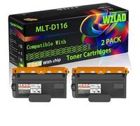MLT-D116 Compatible for Samsung Toner Cartridges with Chip Xpress M2625 M2626 M2825 M2826 M2835 M2836 M2675 M2676 M2875 M2876 M2885 Printers (2-Pack Black)