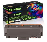 MLT-D116L Compatible for Samsung Toner Cartridge with Chip Xpress M2676 M2825DW M2825ND M2826 M2835dw Printers (1 Pack Black)