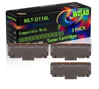 MLT-D116L Compatible for Samsung Toner Cartridge with Chip Xpress M2676 M2825DW M2825ND M2826 M2835dw Printers (3 Pack Black)