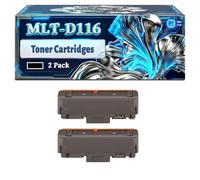 MLT-D116L Toner Cartridges Compatible for Samsung Xpress M2825NDs M2826s M2835dws M2875FDs M2875FWs M2876s M2885FWs SL-M2835DW Printers, With Chip Large Capacity 4000 Pages (2-Pack Black)