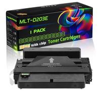 MLT-D203E Compatible for Samsung Toner Cartridges with Chip ProXpress M3320ND M3370FD M3370ND M3820DW M3870DW M3870FW M4020ND M4070FR M4070ND SCX-5637FR SL-M3820 Printers (1 Pack Black)