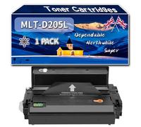 MLT-D205L Toner Cartridges Compatible for Samsung ML-3300 Series ML-3310 ML-3310 D ML-3310 ND ML-3310 Series Printers (1 Pack Black)