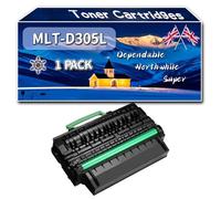 MLT-D305L Toner Cartridges Compatible for Samsung ML-3750 ML-3750ND Printers, High-Definition Printing Effect with Chip, 25000 Pages (1 Pack Black)
