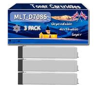 MLT-D708S Toner Cartridges Compatible for Samsung MultiXpress K4250RX SMART K4250LX SMART K4300LX SMART MX4 K4350LX Printers, High-Definition Printing Effect with Chip, 35000 Pages (3 Pack Black)