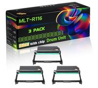MLT-R116 Compatible for Samsung Drum Unit with Chip Xpress M2625 M2626 M2675 M2675F M2675FN M2676 Printers (3 Pack Black)