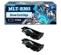 MLT-R303 Drum Cartridge Compatible for Samsung MultiXpress M4580FX Printers, With Chip Large Capacity 100000 Pages (2-Pack Black)