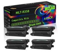 MLT-R358 Compatible for Samsung Drum Unit with Chip MultiXpress M 4370 LX M 5300 Series M 5360 RX M 5370 Printers (4 Pack Black)