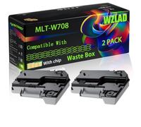 MLT-W708 Compatible for Samsung Waste Box with Chip MultiXpress K4200 Series K4250 LX K4250 RX K4300 LX K4300 Series K4350 Printers (2-Pack Black)