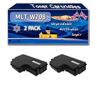 MLT-W708 Toner Cartridges Compatible for Samsung MultiXpress SMART K4250LX K4300LX SMART MX4 K4350LX Printers, High-Definition Printing Effect with Chip, 200000 Pages (2-Pack Black)