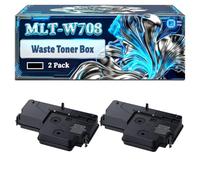 MLT-W708 Waste Toner Box Compatible for Samsung MultiXpress SMART K4250LX K4300LX MX4 K4350LX Printers, With Chip Large Capacity 100000 Pages (2-Pack Black)