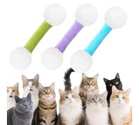 Mlthcig Q-Tip Cat Toy Qtips, Big Q Tip One Swab Cat Toys, Giant Qtip Toys for Cats, Cotton Swab Kicker Kitty Kick Sticks for Indoor, Kitten Teething ToysFunny Interactive Soft Plush Pack(3PCS-#B)