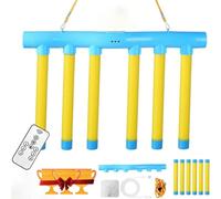 Mlthcig Reflex Catch Game, Reflex Catching Falling Sticks Challenge, Hand Eye Coordination Training, Adjustable Hand Speed Reaction Time Test, Fast-Paced Stick Drop Family Game Adult(Yellow)