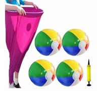 Mlthcig The Ultimate Christmas Party Game Pants, Granny Pants Party Rush, Funny Giant Stretchy Pant Yard Game for Adults, Family Reunion Games, Giant Outdoor Recreational Tossing(Pink-1pc)