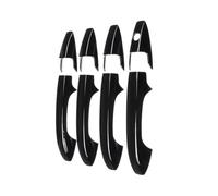 MLTLKPPVNG Car Outside Door Handle Cover 8Pcs Black Car Door Handle Cover Trim Catch Cap Stickers Exterior for CR-V 2007 2008 2009 2010 2011