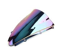 MLTLKPPVNG Windshield Motorcycle For Y&amaha For YZF 1000 R1 For YZFR1 For YZF-R1 2000 2001 Windshield WindScreen Double Bubble Motorcycle Screen(Iridium)