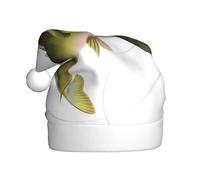 MLTRFGJ Bait With Fishing Line Eating Little Fish Printed Adult Holiday Christmas Hats, Festive Party Supplies For Christmas And New Year