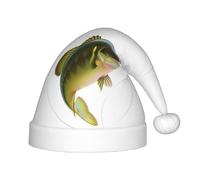 MLTRFGJ Bait With Fishing Line Eating Little Fish Printed Children'S Christmas Hat, Suitable For Holiday And Party Decoration