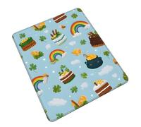 MLTRFGJ Cake With Rainbow Printed Multi-Code Rubber Mouse Pad, Durable, Environmentally Friendly And Easy To Clean