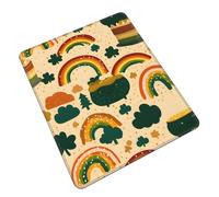 MLTRFGJ Cake With Rainbow Printed Multi-Code Rubber Mouse Pad, Durable, Environmentally Friendly And Easy To Clean