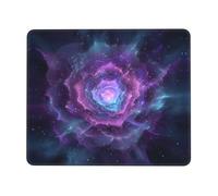 MLTRFGJ Cosmic Rose Fusion Printed Non-Slip Mouse Pad, Super Durable And Comfortable Game And Office Accessories.