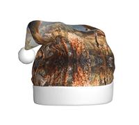 MLTRFGJ Deer Wildlife Art Printed Adult Holiday Christmas Hats, Festive Party Supplies For Christmas And New Year