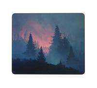 MLTRFGJ Misty Forest Printed Non-Slip Mouse Pad, Super Durable And Comfortable Game And Office Accessories.