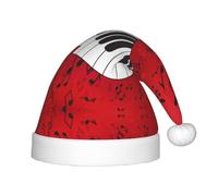MLTRFGJ Music Note Piano Printed Children'S Christmas Hat, Suitable For Holiday And Party Decoration