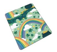 MLTRFGJ Rainbow Arch Printed Multi-Code Rubber Mouse Pad, Durable, Environmentally Friendly And Easy To Clean