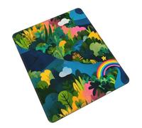 MLTRFGJ Rainbow Pathway Decor Printed Multi-Code Rubber Mouse Pad, Durable, Environmentally Friendly And Easy To Clean
