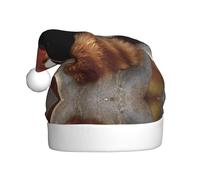 MLTRFGJ Red Panda Printed Adult Holiday Christmas Hats, Festive Party Supplies For Christmas And New Year