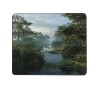 MLTRFGJ Swamp Wetland Printed Non-Slip Mouse Pad, Super Durable And Comfortable Game And Office Accessories.