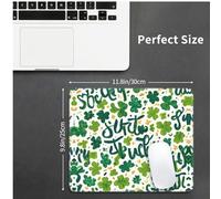 MLTRFGJ Typography Quote Vecto Printed Anti Slip Rubber Bottom Mouse Pad, Durable And Long-Lasting