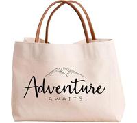 Mluiov Canvas Tote Bag White Elephant Gifts Christmas Retirement Gifts for Women Bridal Shower Gift for Bride Wedding Gift