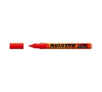 MLW Molotow ONE4ALL Acrylic Paint Marker, 2mm, Traffic Red, 1 Each (127.202)