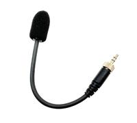 MLWSKERTY 3.5mm Detachable Boom Mic For Gamings Headsets Noise Cancelling Detachable Boom Mic Replacement 165mm Long