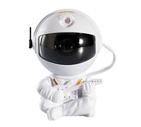 MLWSKERTY 360°Rotation Astronaut Projector Light With Guitar/Star In Hand Portable Remote Control Night Lamp For Bedroom Decors