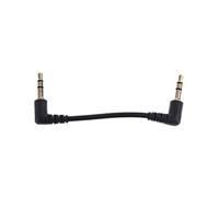 MLWSKERTY Black Cable 90 Degree 3.5mm Male To Male Stereo AUX Cable For Car Speaker Digital Power Cord Car Media Wire Extension Coax Lead Cable Powerline Fast Charger AUX