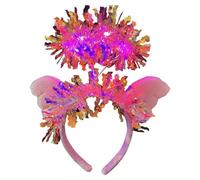 MLWSKERTY Ladies Light Up Angel Headband Add a Touch of Magics to Your Party or Book Week Costume for Adult Party Costume