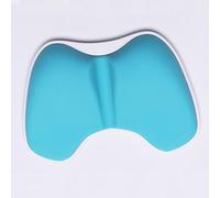 MLWSKERTY Mousepad with Silicon Gel Wrist Ergonomic Gaming Desktop Pad Wrist Rest Mat for Computer Laptop Silicone NonSlip Base