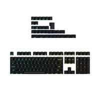 MLWSKERTY With Backlit Side Printed Keycap Set for Mechanical Keyboards Double Shot Injections 140 Compatibility Keycaps