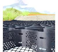 MLYAYE 10x33x2 10 Ft x 26 Ft x 2 In 33 X 8 Ft Plastic Ground Geo Grid, Permeable Mud Control Grids Reinforcement Retaining Wall for Gravel Path/Subgrade Work, Cuttable(3m x 10m (10ft x 33ft))