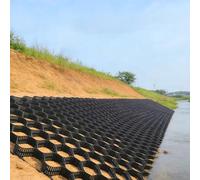 MLYAYE 2'' Thick Ground Grid for Erosion Control/Retaining Wall, Honeycomb Permeable Gravel Stabilizer Girds for Driveway/Walkway/Steep Hills(7 x16 ft/2x5m)