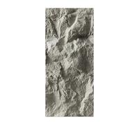 MLYAYE 3d Faux Stone Wall Panel Peel and Stick, Interior Outdoor Pu Artificial Rock Wainscoting Panels for Bathroom/Living Room/Headboard/Kitchen/Commercial Space(#1 Gray)
