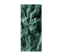 MLYAYE 3d Faux Stone Wall Panel Peel and Stick, Interior Outdoor Pu Artificial Rock Wainscoting Panels for Bathroom/Living Room/Headboard/Kitchen/Commercial Space(Green)