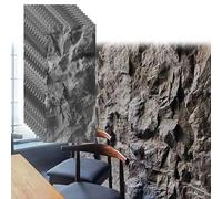MLYAYE Commercial Artificial Stone Wall Panels Interior, Lightweight Flexible Spell Faux Rock Panel Peel And Stick for TV/Sofa Wall/Entryway/Hallway/Studio - Cuttable(Set of 10)