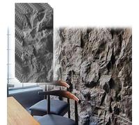 MLYAYE Commercial Artificial Stone Wall Panels Interior, Lightweight Flexible Spell Faux Rock Panel Peel And Stick for TV/Sofa Wall/Entryway/Hallway/Studio - Cuttable(Set of 5)