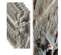 MLYAYE Enhanced Cement Texture 3d Wall Panels, Faux Rock Imitation Stone Foam Board Decorative for Home, Office, Interior & Exterior, 23 3/5'' X 47 1/5 Inch Accent Wainscoting(5 pieces)