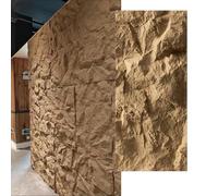 MLYAYE Heavy Duty Stone Look Wall Covering, Pu Textured Wainscoting Panels Faux Rock for Exterior Wall Decoration/Courtyard/Hotels/Restaurants - Easy to Install(1 pcs)